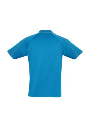 Picture of Biz Collection Mens Blade Polo Shirt Cotton Rich Soft Touch Jersey